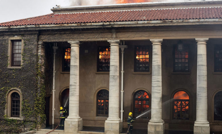 Devastation as historic UCT buildings gutted by runaway fire - AppliedHE