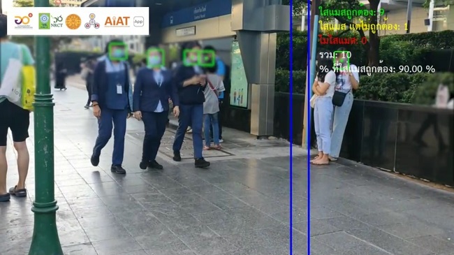 Thammasat University Develops an AI Innovation to Identify and Monitor Mask Usage - AppliedHE