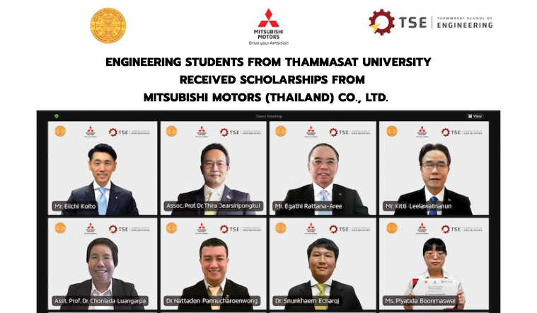 Engineering Students from Thammasat University received scholarships from Mitsubishi Motors (Thailand) Co., Ltd. - AppliedHE