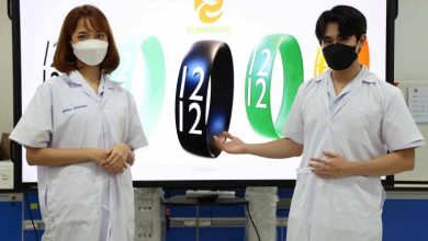 Students from the Faculty of Pharmacy, Thammasat University invented innovation-marketing plans, 'ELDARBAND', smart band to warn the elderly before falling. - AppliedHE