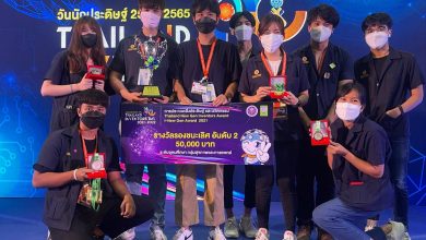 Students from the Faculty of Engineering, Thammasat University received awards from Thailand New Gen Inventors Award 2021 (I - New Gen Award 2021) - AppliedHE