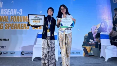 UGM Student Secures Victory at AUN ASEAN+3 Young Speakers Contest - AppliedHE