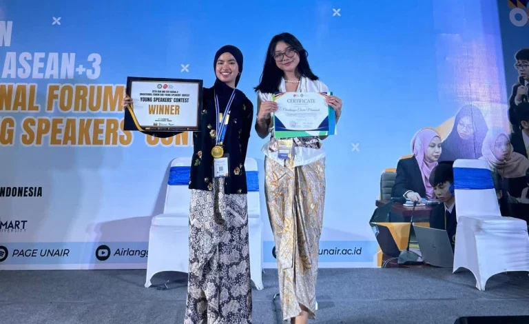 UGM Student Secures Victory at AUN ASEAN+3 Young Speakers Contest - AppliedHE