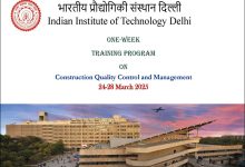 One-Week Training Program on Construction Quality Control and Management at IIT Delhi - AppliedHE