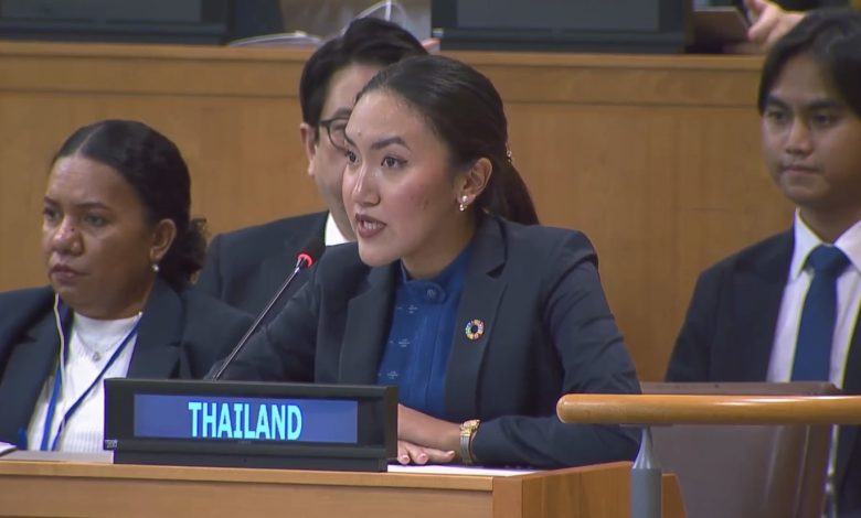 Thammasat Student Represent Thai Youth at the 79th UN General Assembly - AppliedHE