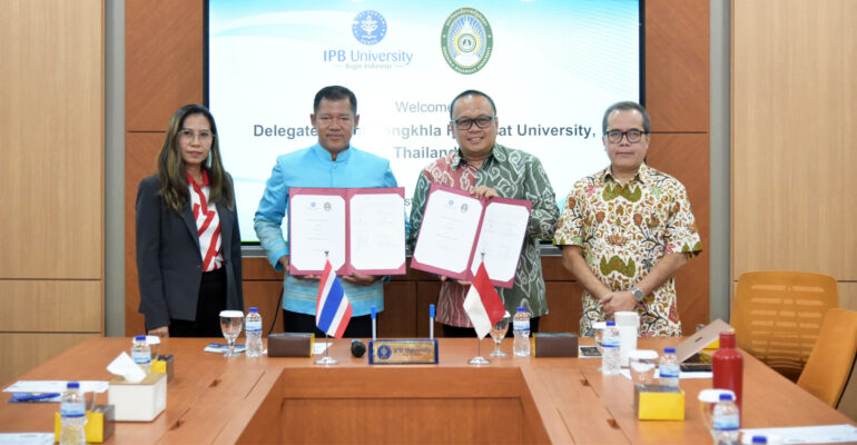 FEM IPB University and SKRU Thailand Sign MoU to Foster Educational Collaboration - AppliedHE