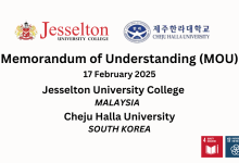 Jesselton University College and Cheju Halla University Sign MOU to Strengthen Academic and Research Collaboration - AppliedHE