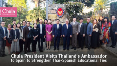 Chula President Strengthens Thai-Spanish Educational Ties with Spain's Ambassador in Madrid - AppliedHE