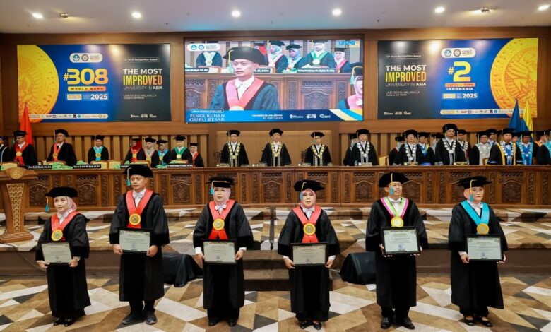 UNAIR Announces Appointment of Six New Professors and Aims for Top 200 Global University Ranking - AppliedHE UNAIR Announces Appointment of Six New Professors and Aims for Top 200 Global University Ranking - AppliedHE