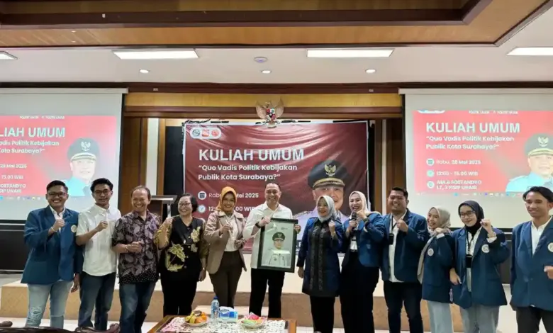 UNAIR Hosts Public Lecture on Surabaya’s Public Policy Direction: Insights from Mayor Eri Cahyadi - AppliedHE UNAIR Hosts Public Lecture on Surabaya’s Public Policy Direction: Insights from Mayor Eri Cahyadi - AppliedHE