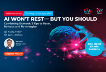 Webinar on Combating Burnout: 3 Essential Tips to Reset, Refocus, and Re-energize Your Life - AppliedHE
