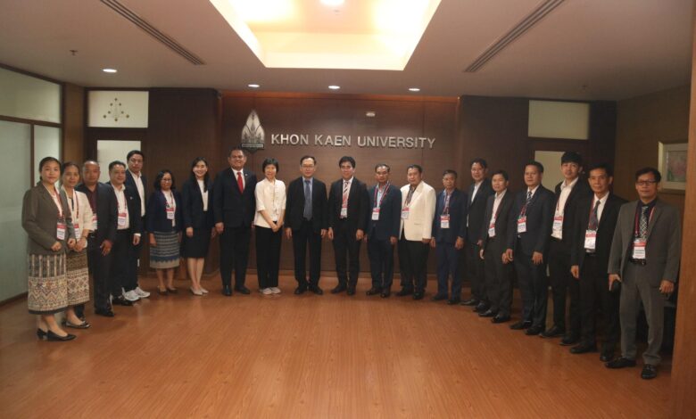 KKU Hosts Lao PDR Education Delegation for Knowledge Sharing on Public Policy, Education, and Sustainable Development - AppliedHE KKU Hosts Lao PDR Education Delegation for Knowledge Sharing on Public Policy, Education, and Sustainable Development - AppliedHE