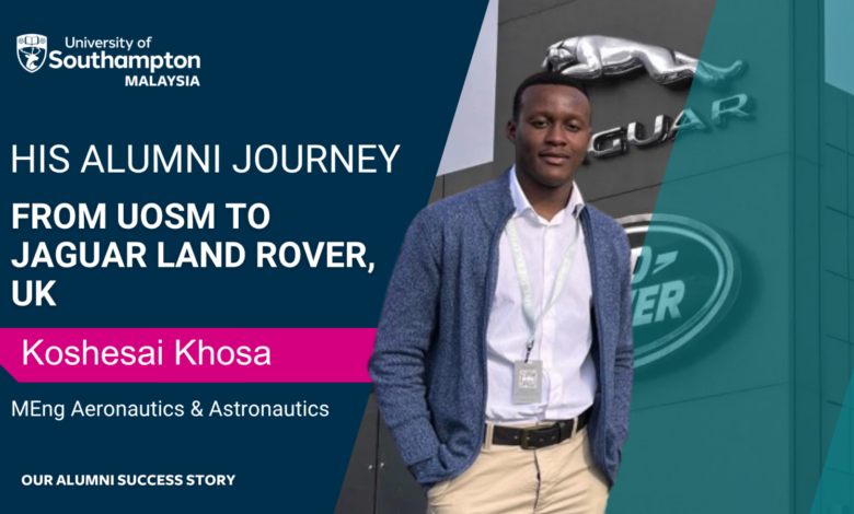 Alumni Spotlight: Koshesai Khosa - UoSM Graduate Excelling as Lead Engineer at Jaguar Land Rover - AppliedHE