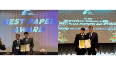 Professor Lee Byoung Kuk's Research Team Wins 1st Best Paper Award at ICEMS 2025 - Sungkyunkwan University - AppliedHE Professor Lee Byoung Kuk's Research Team Wins 1st Best Paper Award at ICEMS 2025 - Sungkyunkwan University - AppliedHE
