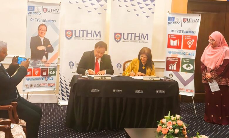 UTHM Launches UNESCO Chair on TVET Educators: A Significant Milestone in Technical Education - AppliedHE