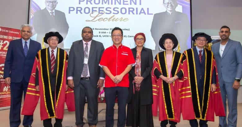 UCSI University Honors Scholarship and Leadership at Prominent Professorial Lecture Series - AppliedHE