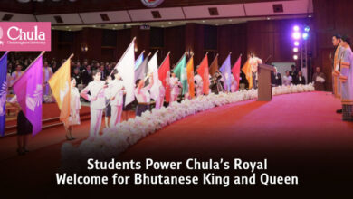 Students Deliver Grand Royal Welcome to Bhutan's King and Queen at Chulalongkorn University - AppliedHE