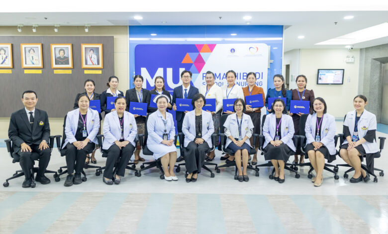 Certificate Presentation for Infection Control Training Program at Ramathibodi School of Nursing, Mahidol University - AppliedHE