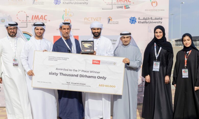 Khalifa University Team AERONYX Clinches First Place at 2026 Al Ain IMAC Gulf Cup International Competition - AppliedHE