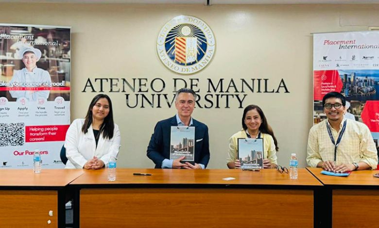 Ateneo Teams Up with Placement International to Expand Global Career Pathways for BS REnt Graduates - AppliedHE