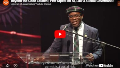 UJ Vice-Chancellor Prof Mpedi Advances Global AI Governance Dialogue with Podcast Launch - AppliedHE