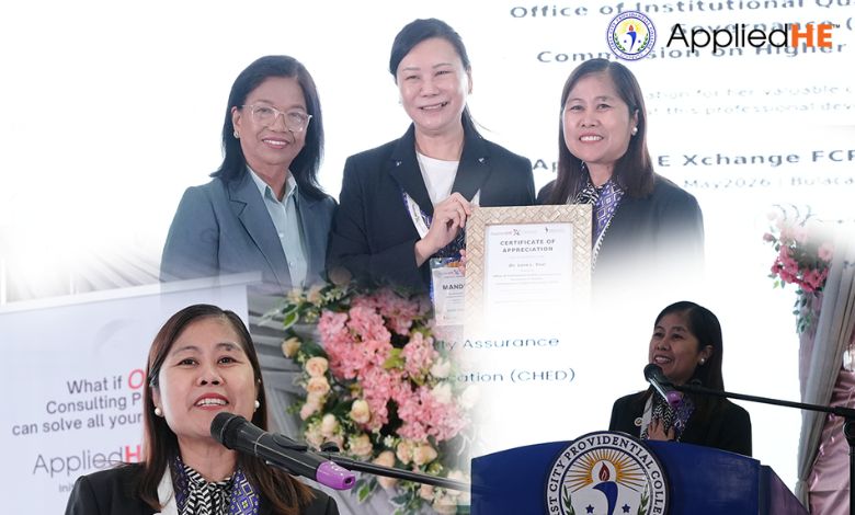 Dr. Lora L. Yusi Commends FCPC’s Growth, Quality, and Global Vision During AppliedHE Xchange @ FCPC - AppliedHE