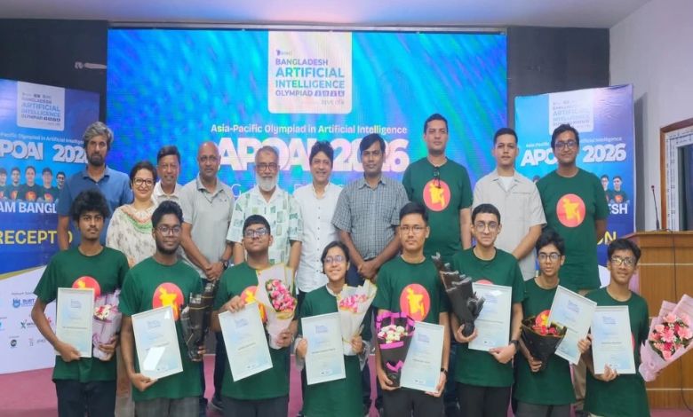 Team Bangladesh Honoured at Asia-Pacific Olympiad in Artificial Intelligence 2026 Reception - AppliedHE Team Bangladesh Honoured at Asia-Pacific Olympiad in Artificial Intelligence 2026 Reception - AppliedHE