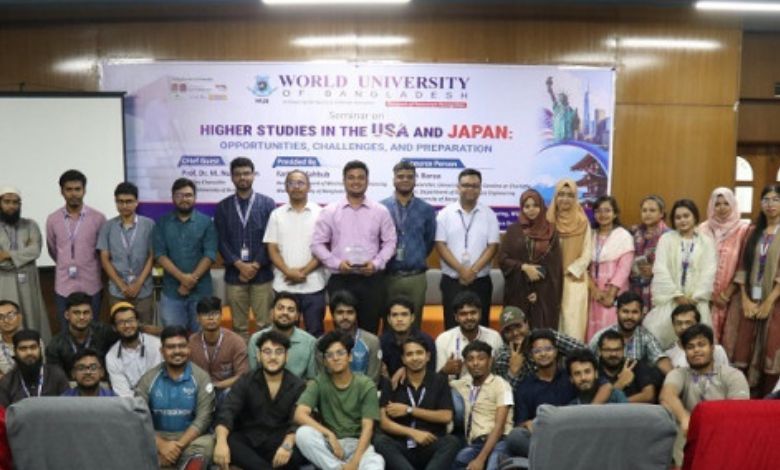 Seminar Highlights Higher Study Pathways in USA and Japan at World University of Bangladesh - AppliedHE Seminar Highlights Higher Study Pathways in USA and Japan at World University of Bangladesh - AppliedHE
