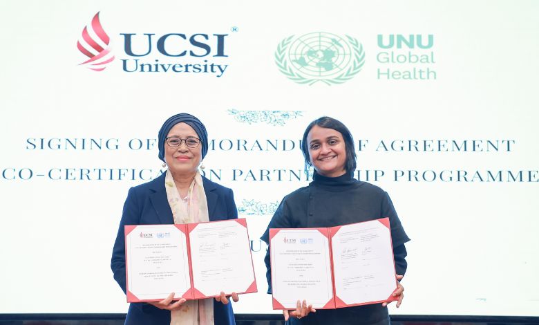 UNU Global Health and UCSI University Launch Five-Year Partnership - AppliedHE UNU Global Health and UCSI University Launch Five-Year Partnership - AppliedHE